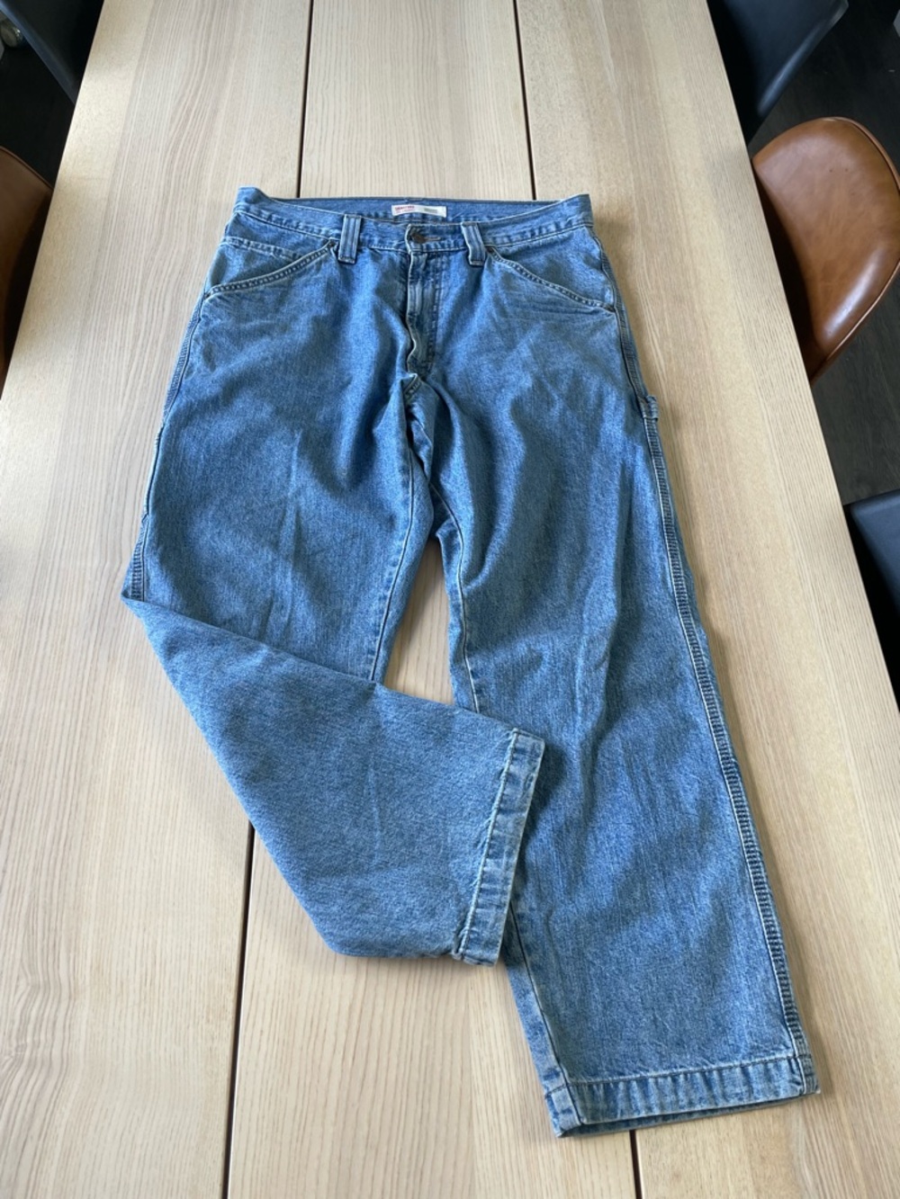 Levi’s carpenter jeans W34 L30 Men's Blue Denim Jeans Levi carpenter pants